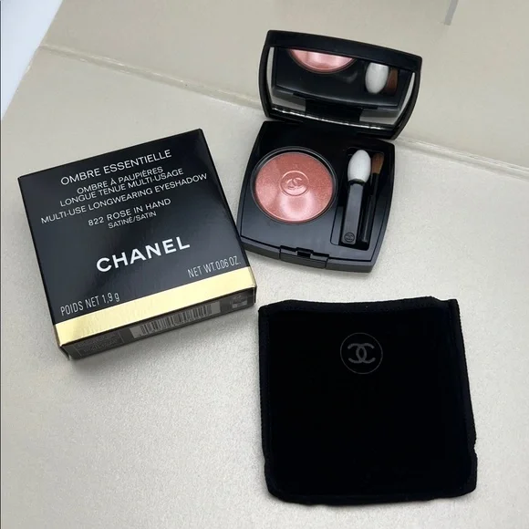 CHANEL Ombre Essentielle Satin Eyeshadow -Coral Pink (822 Rose In Hand) Sold Out - Picture 13 of 17